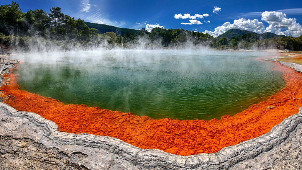 Champagne Pool at Wai O Tapu New Zealand