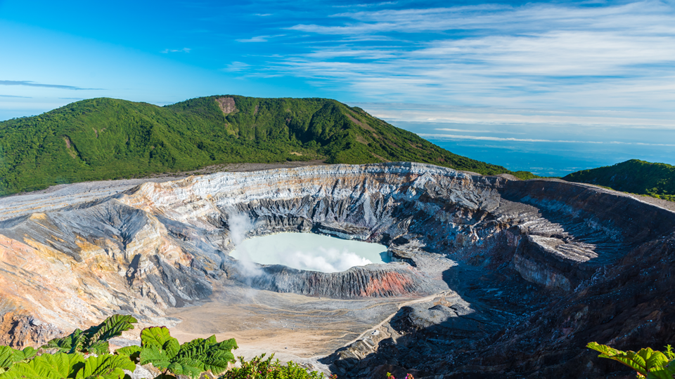 Vulcano Poas in Costa Rica