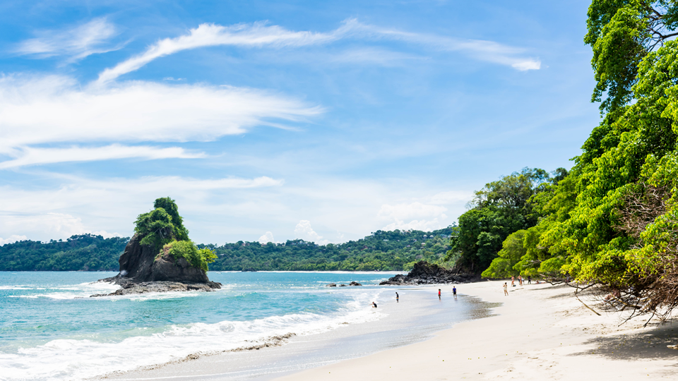 Beach of Manuel Antonio Costa Rica